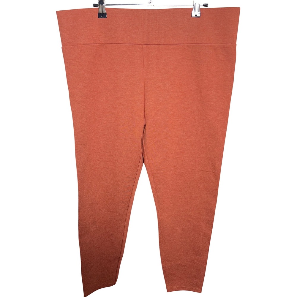 Lou & Grey for LOFT Rust Terracotta High Rise Knit Leggings XL Earthy Lounge NWT
